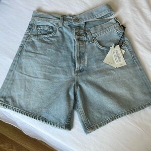 Agolde Broken Waistband Short